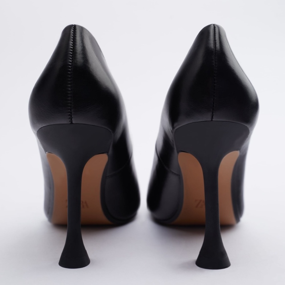 Zara 100% Leather Heels - Picture 5 of 7